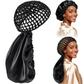 Silkissy-2 in1 Wrap Cap Bonnet
