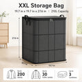 📦 Spacious Zippered Storage Bin – Large Capacity Bag for Quilts, Blankets & Sweaters, Perfect for Moving Day & Closet Organization