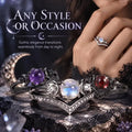 ✨ Vintage Gothic Crescent Ring – Mystical Elegance for Every Day 💍