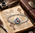 Celtic Knot Birthstone Bracelet for Women, Double Chain Trinity Knot Wrist Jewelry with 12 Birthstone Color Options