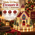 ✨🔥Sparkling Christmas Church DIY Gem Art Kit
