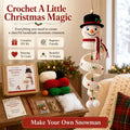 ☃️ DIY Spiral Crochet Snowman Kit
