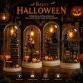 ⏳ Last Day 49% OFF – Halloween Glass Dome Miniature Scene Ambient Lamp