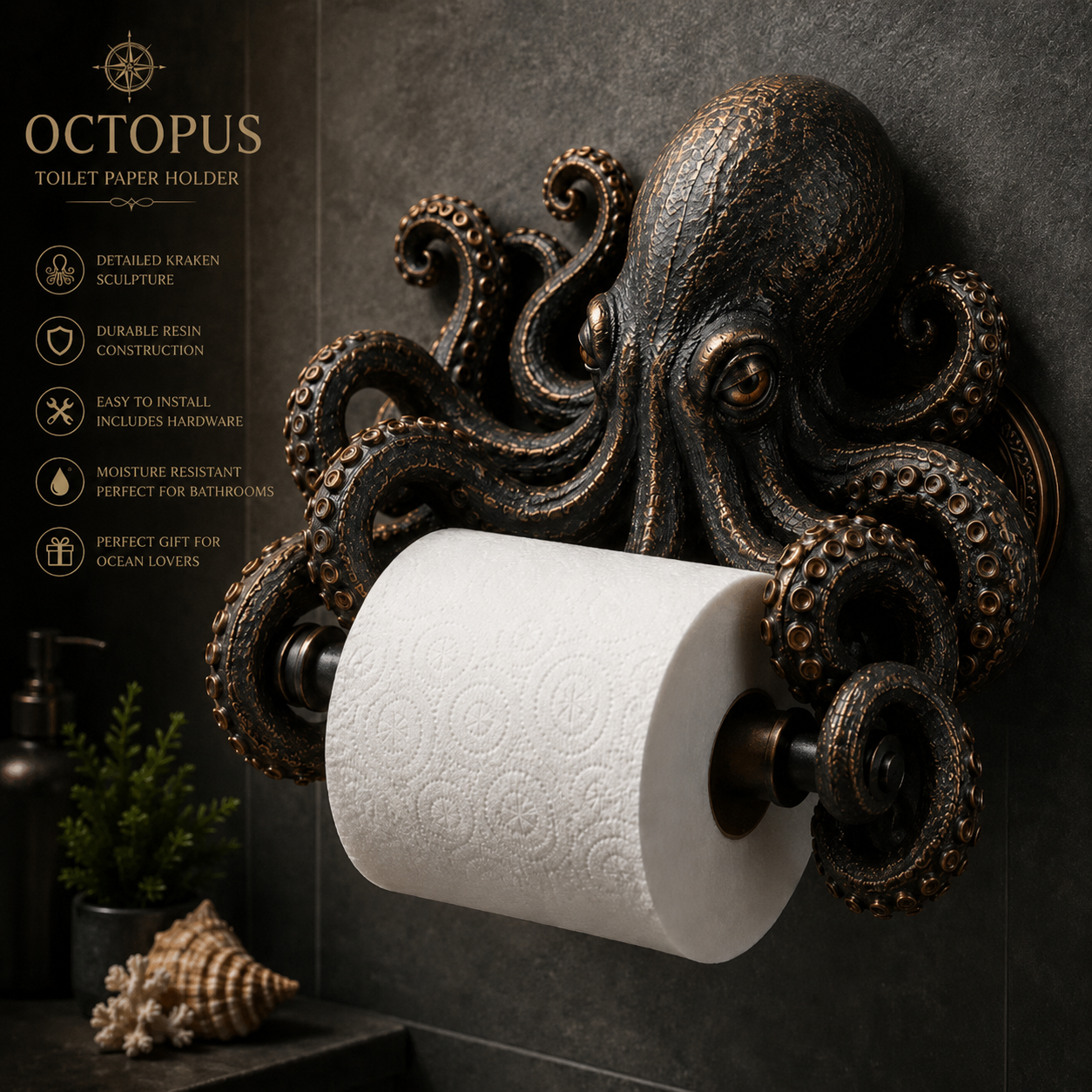 Ocean Guardians Toilet Paper Holder Series