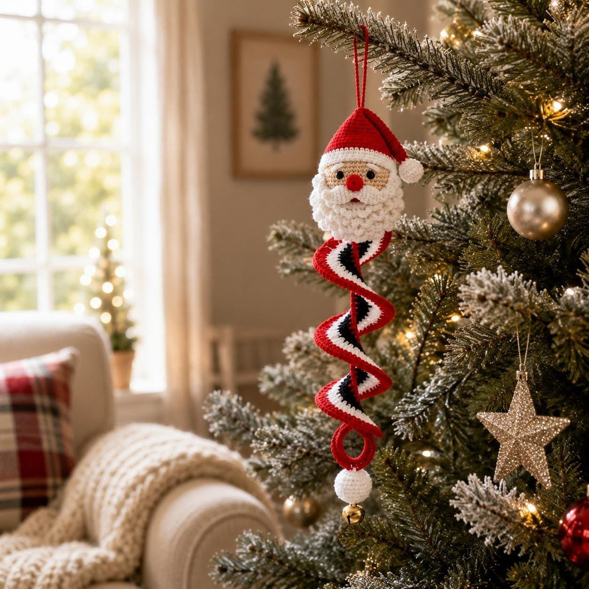 🔥HOT SALE - 49% OFF Crochet Snowman Spiral Oranment DIY Kit🎅🌲