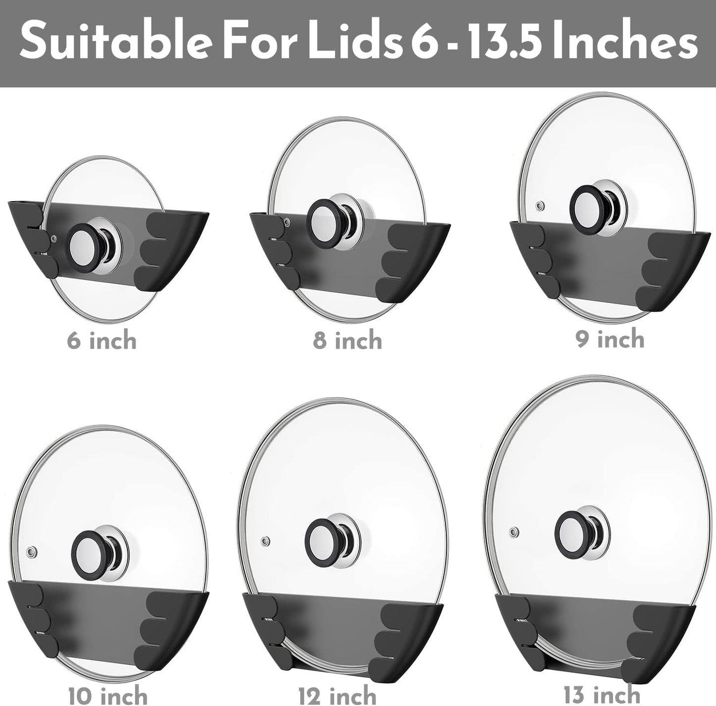 🔥🍳Universal Pot Lid Organizer for Cabinet