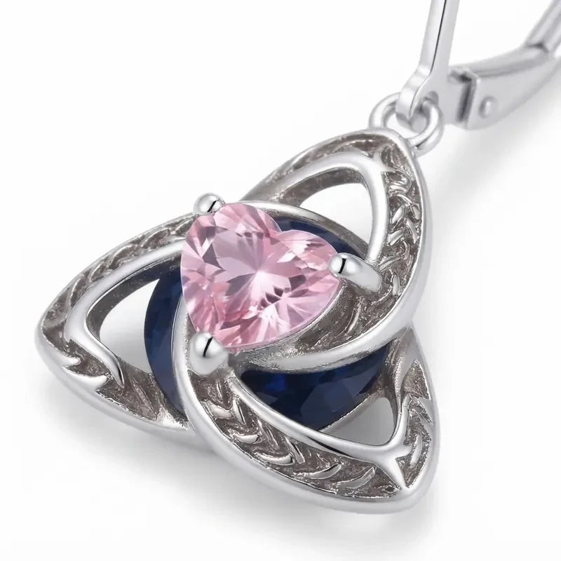 💎Celtic Trinity Knot Birthstone Earrings