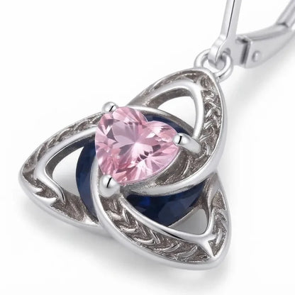 💎Celtic Trinity Knot Birthstone Earrings