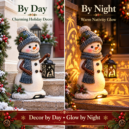 🌟Last day Promotion 🔥-🕯️ Solar Christmas Light with Holy Family Projection 🎄