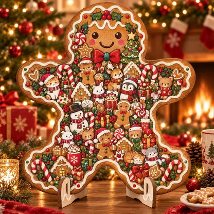 🎄 ✨ Intricate Christmas Keepsake Wooden Puzzle Ornaments