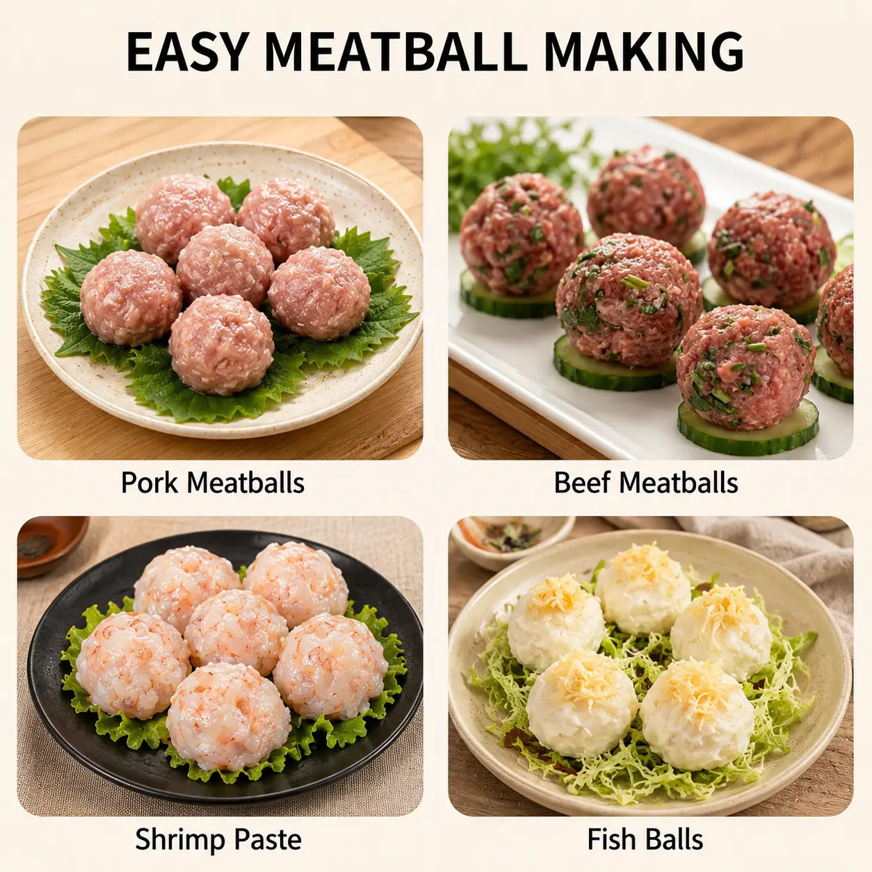Stainless Steel Meatball Maker with 6 Holes for Quick DIY Meatballs🍲