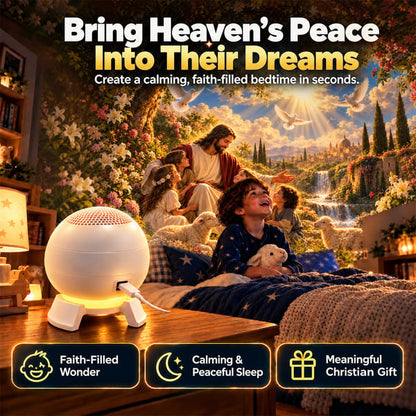 ✝️ Jesus Loves the Little Children 5D Projection Light – Fill Your Home With Christ’s Love & Heavenly Peace✨
