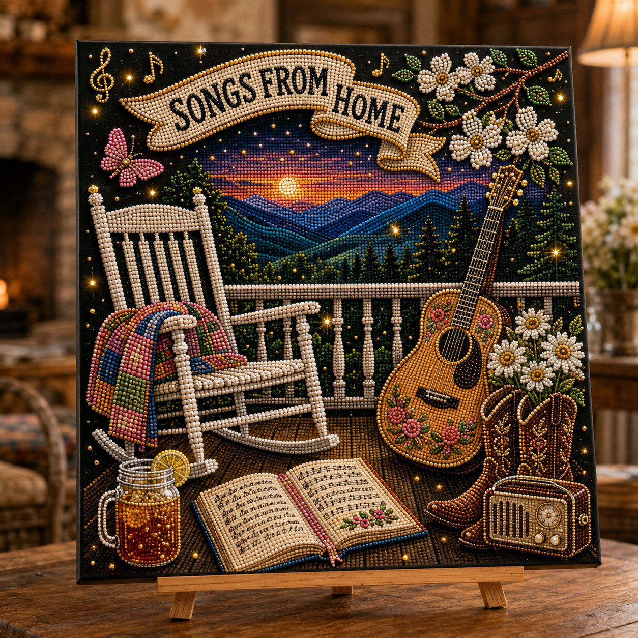 🔥Limited Stock 49% OFF🎤 Premium 3D Pearl Dolly Country Music Tribute Art Kit💎✨