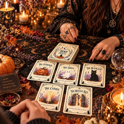 🎃 🔮31 Nights of HalloweenTM Oracle Deck | 31 Daily Spooky Messages for October