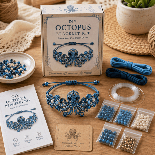 🔥50% Off Last Day - DIY Beaded Bracelet Making Kit🐙🎁