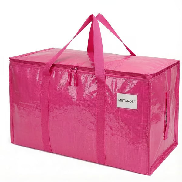 Pink moving bag
