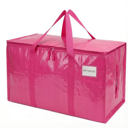 🔥 Black Friday Sale 📦 24 Gallon Extra Large Heavy Duty Foldable Moving Bags With Carrying Handles, Zippers and Tag Pocket, Outdoor Camping, water proof Organiser