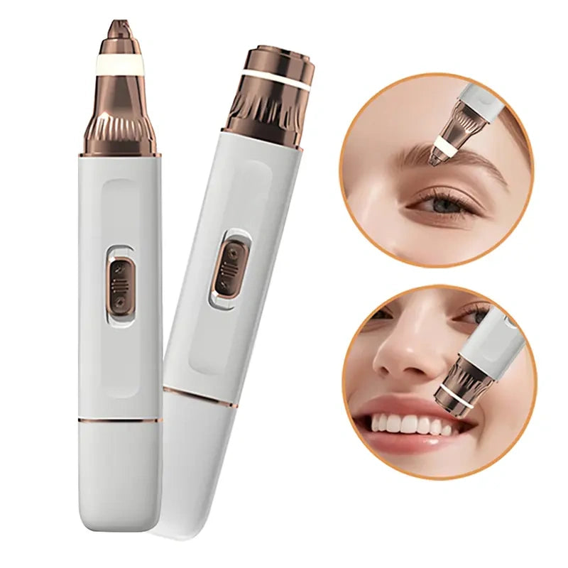 2-in-1 Electric Eyebrow Trimmer Cordless Rechargeable