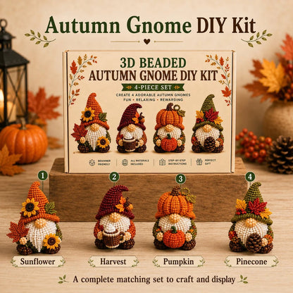 🔥3D Beaded Gnome DIY Kit Collection✨🎁
