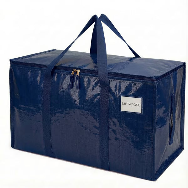 🔥 Black Friday Sale 📦 24 Gallon Extra Large Heavy Duty Foldable Moving Bags With Carrying Handles, Zippers and Tag Pocket, Outdoor Camping, water proof Organiser