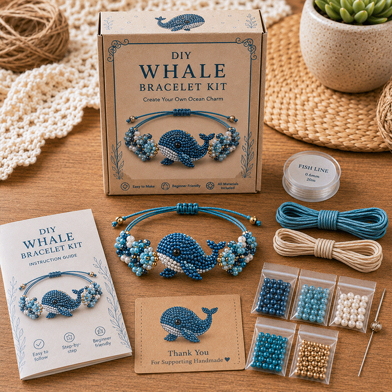 🔥50% Off Last Day - DIY Beaded Bracelet Making Kit🐙🎁