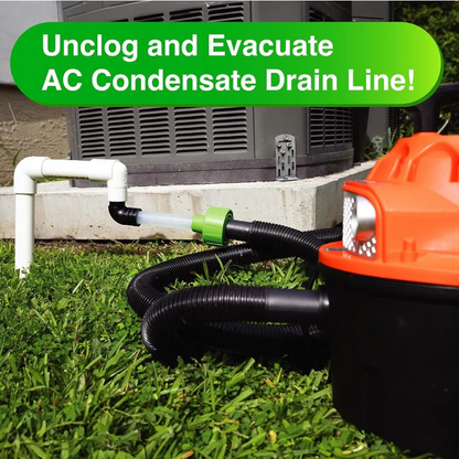 🔥Universal AC Drain Line Cleaner Tool Adapter – Clear HVAC Unclogger