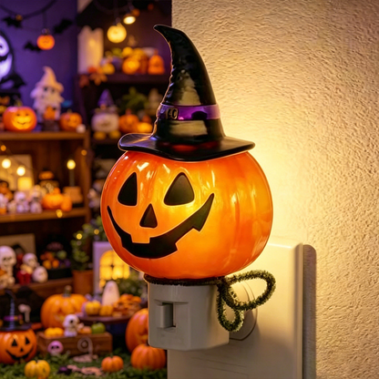 🔥Last Day 49% OFF-🎃👻Animated Seesaw Ghost Plug In LED Night Light