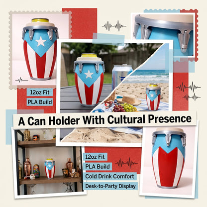 🥁 Conga Style Can Holder