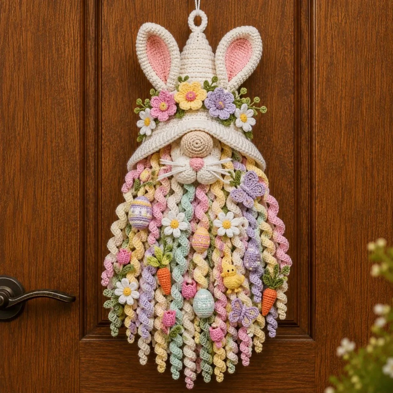 ⏳🔥 HOT SALE 49% OFF – 🧶 DIY Seasonal 3D Crochet Door Hanger Kits | Includes Coordinated Yarn, Stuffing, Accessories & Step‑by‑Step Instructions 💕