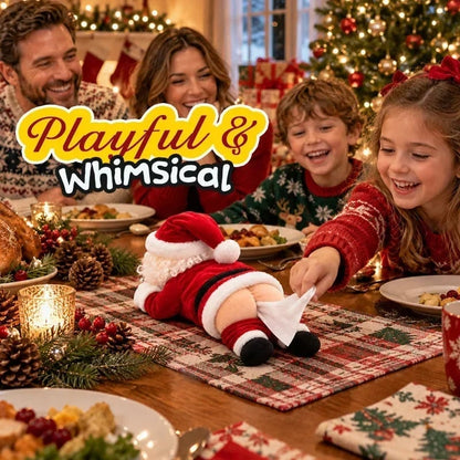 🎅 Funny Santa Butt Tissue Box – The Cheekiest Christmas Decor!