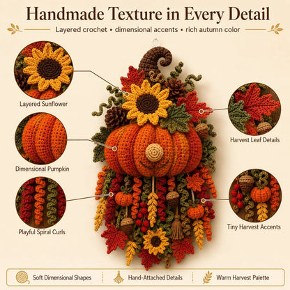 ⏳🔥 HOT SALE 49% OFF – 🧶 DIY Seasonal 3D Crochet Door Hanger Kits | Includes Coordinated Yarn, Stuffing, Accessories & Step‑by‑Step Instructions 💕