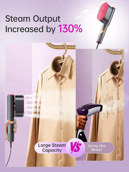2026 Upgrade Garment Steamer for Clothes, Portable Travel Clothing Steamer Iron