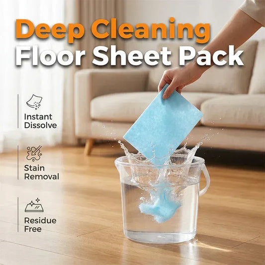 100 Piece Floor Cleaning Tablets Multi-Surface Cleaner for Hardwood Laminate Tile & RV Walls Antibacterial Deodorization Maintenance