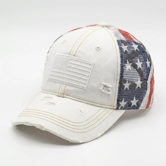 🧢American Flag Ponytail Embroidered Hat, 🔥Buy 2 FREE SHIPPING