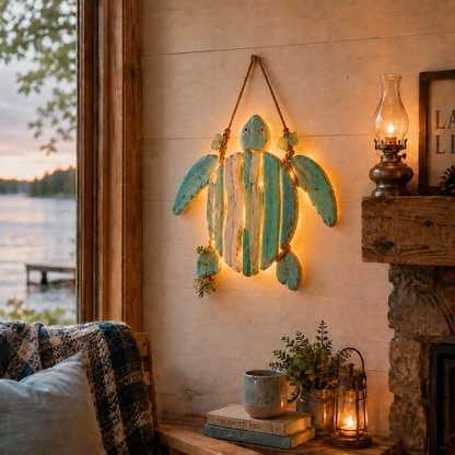 ⭐2026 HOT SALE🌊🐟Lighted Coastal Fish Wall Decor