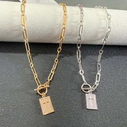 ✝️  Stylish  Cross Necklace – Waterproof, Fade-Proof & Unisex ✨💫