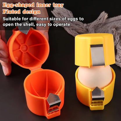 🍳Efficient Egg Cracking Tool, Handy Egg Separator🥘