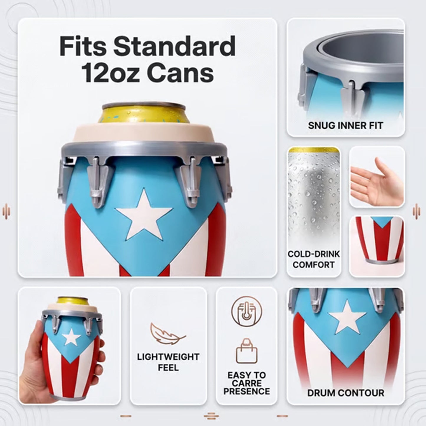 🥁 Conga Style Can Holder