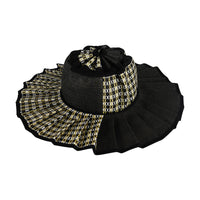 Patchwork-Black Houndstooth+Black