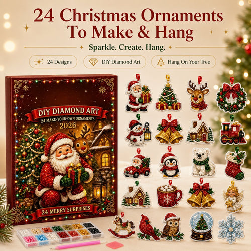 🎉Last Day 49% OFF - 🎄🎅 24 Christmas Ornaments To Make & Hang