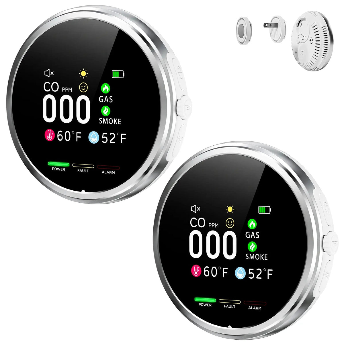 🚨 6-in-1 Plug-In Air Quality Detector | Fast Refresh Home Safety Monitor