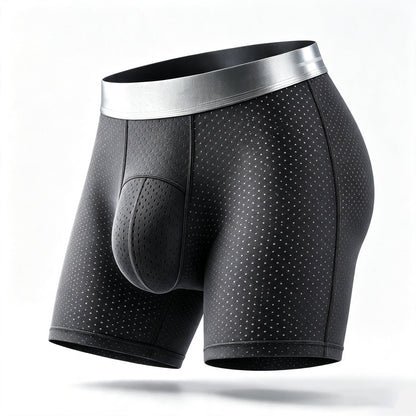 2026 HOT SALE🔥 Premium Leakproof lceSilk Mesh Men's Boxer