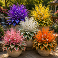 🌿🔥 Peacock Flame Hosta Bulbs – Stunning Colors That Brighten Any Space 🦚