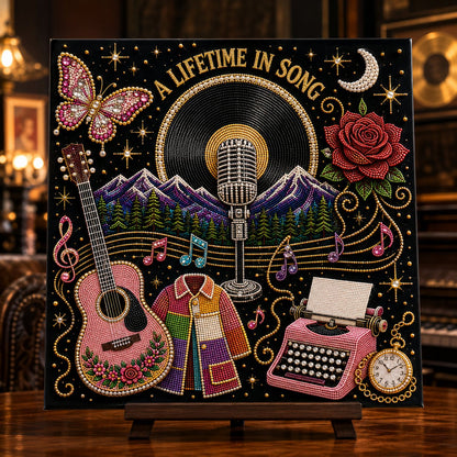 🔥Limited Stock 49% OFF🎤 Premium 3D Pearl Dolly Country Music Tribute Art Kit💎✨