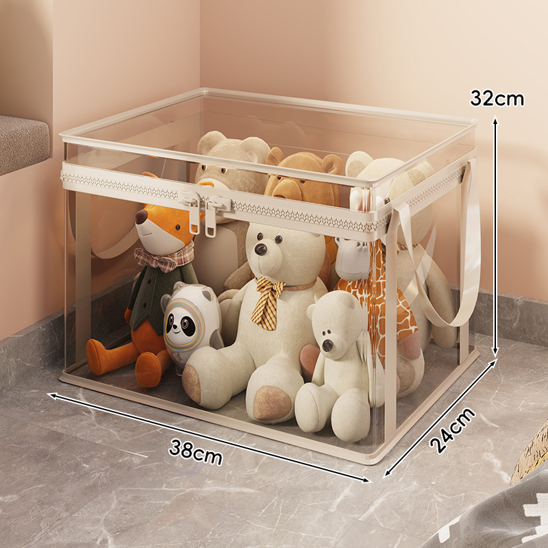 🔥Last Day 49% OFF📦 Large Clear Thick Plastic Storage Box with Hinged Lid