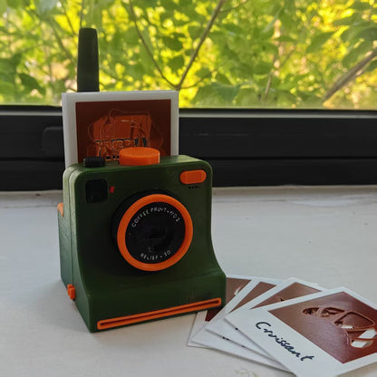 ☕📸 One-Touch Latte Art Camera – 3D Coffee Stencil Printer Kit for Custom Drink Designs ✨