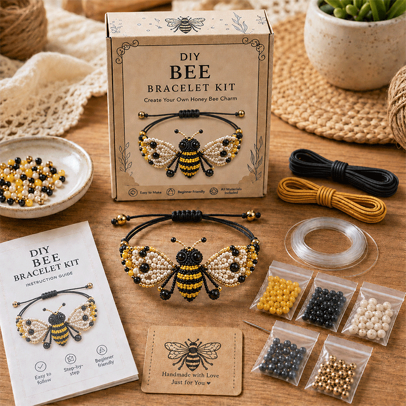 🔥50% Off Last Day - DIY Beaded Bracelet Making Kit🐙🎁