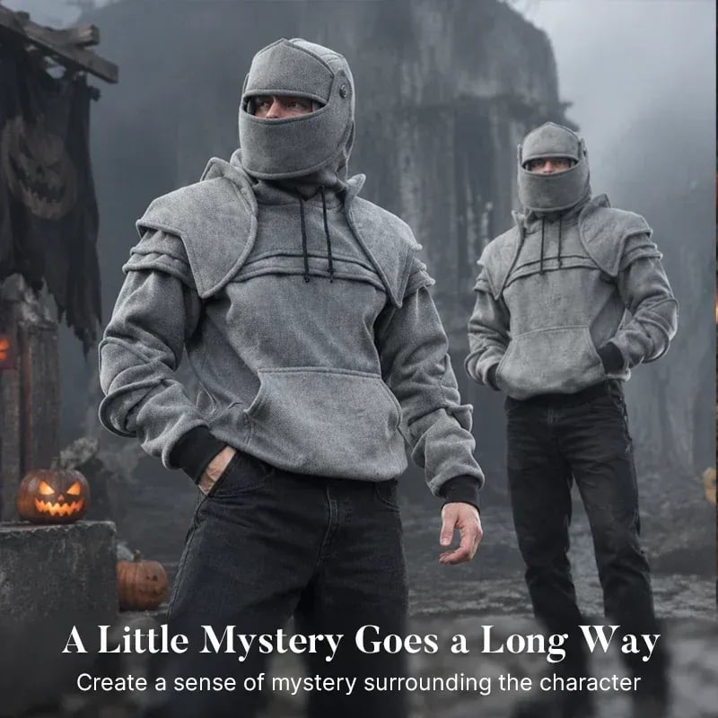 Knight Cosplay Hoodie – Medieval Fantasy Streetwear Pullover!