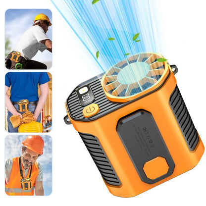 🔥3-in-1 Waist Fan with Flashlight Power Bank Portable🌊