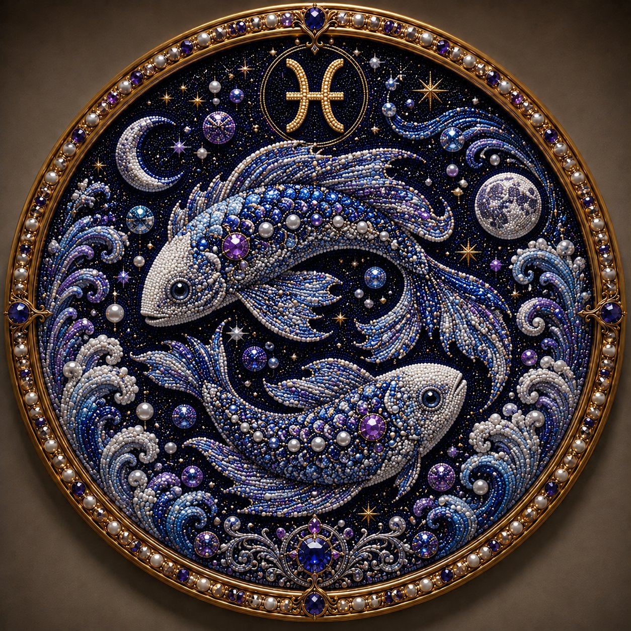 🔥♈12 Zodiac Signs Pearl Art DIY Kit🌙